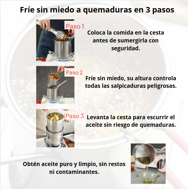 CompactFry - Freír sin riesgos, rápido y seguro